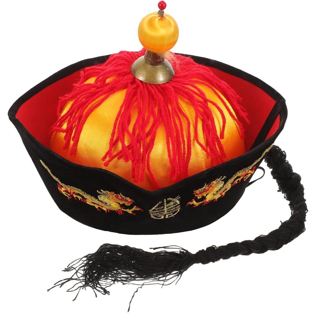 7036 Ancient Emperor Cosplay Headwear - Roleplay Costume Hat, Chinese
